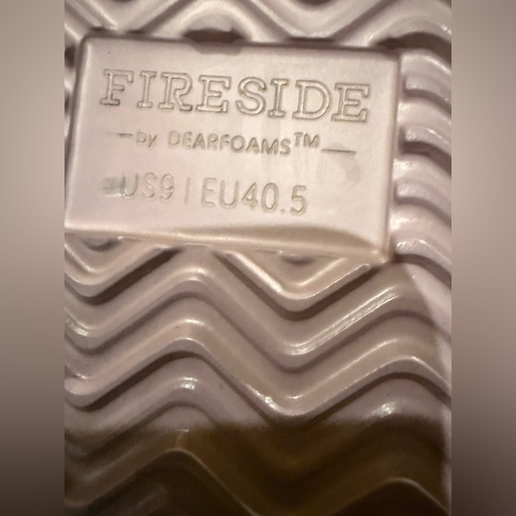 Dearfoams Fireside Kingston Shearling Platform Bootie -Size 9 NWOT. Light pink - Picture 9 of 12